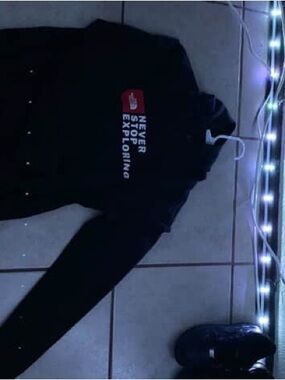 The North Face black hoodie